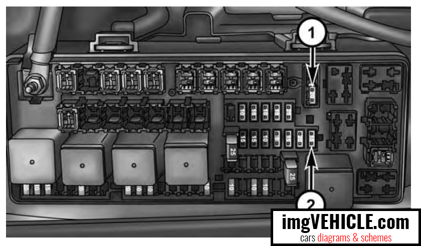 Chrysler 300 II (2011-2021) Fuse box diagrams & schemes - imgVEHICLE.com