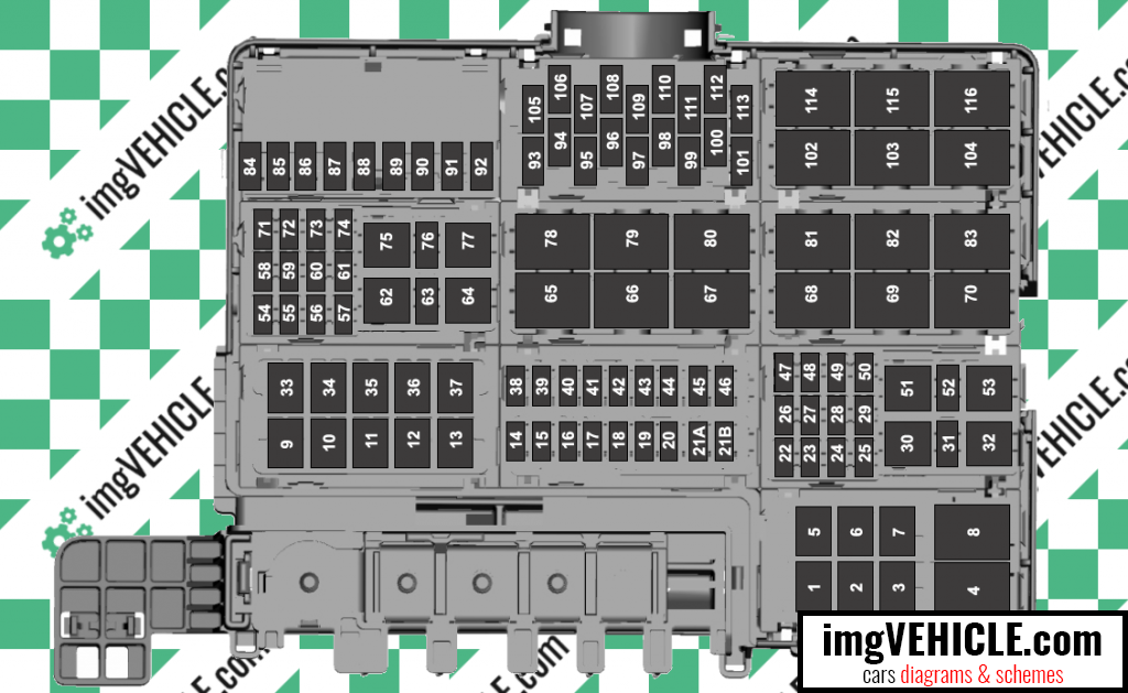 Ford F-150 XIII Fuse box power distribution box