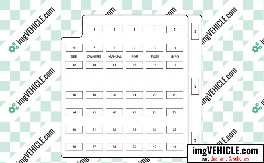 fuse box diagram for 2000 ford mustang v6