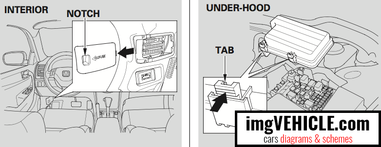 2007 honda accord fuse box diagram