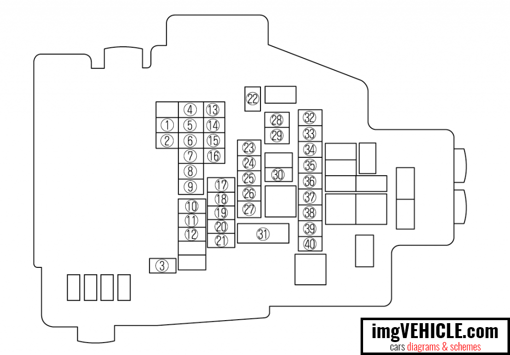 Mazda 6 GH1 Fuse box fuse block (engine compartment)