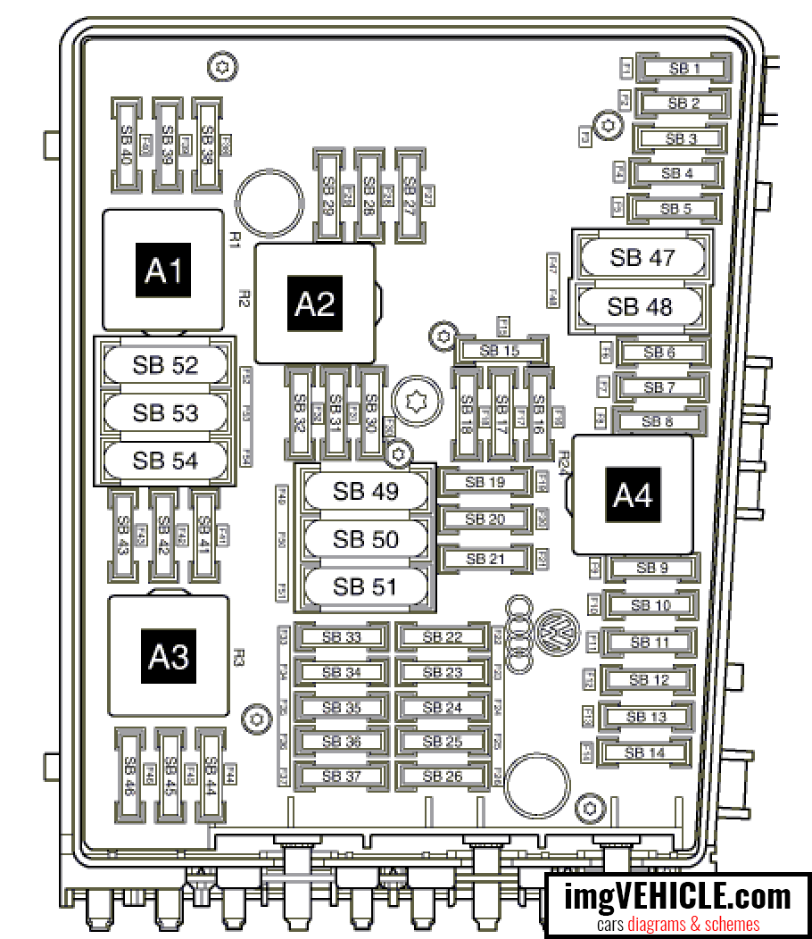 Volkswagen Passat B6 Fuse Box Diagrams  U0026 Schemes