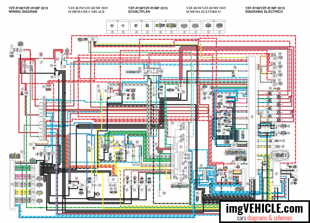 Yamaha YZF-R1 2015 (2015-2019) Wiring diagram diagrams & schemes -  imgVEHICLE.com  Ignition Switch Yamaha R1 Ignition Wiring Diagram    imgVEHICLE.com