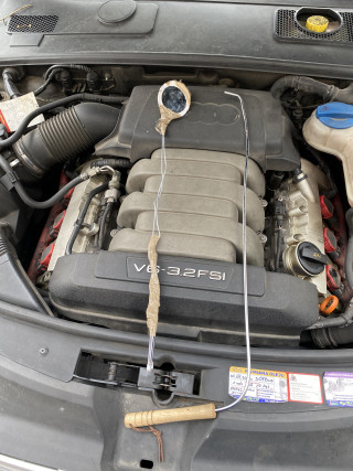 How to Emergency Open the Hood of an Audi A6 C6?